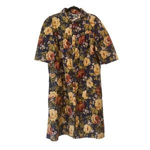 Vintage Models Coat Housedress, Dress, Long Cardigan, Sz